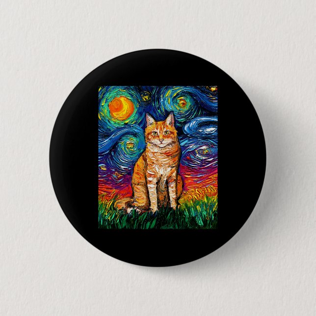 Vincent Van Gogh  Button (Front)