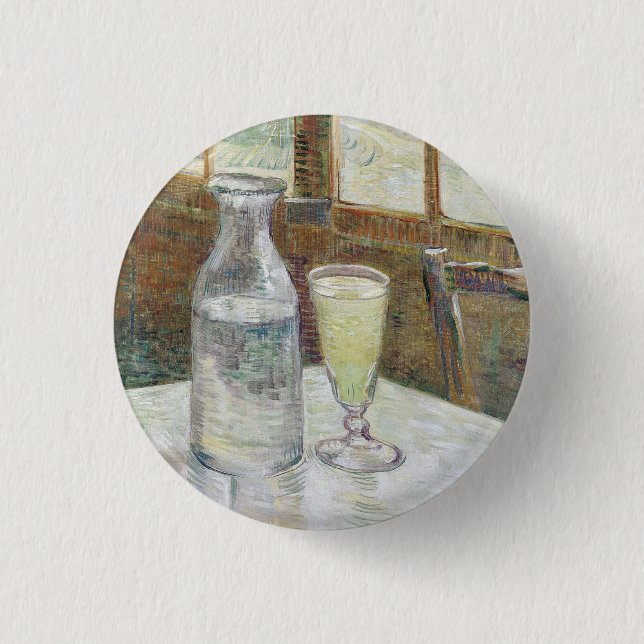 Vincent Van Gogh Cafe Table with Absinthe Button (Front)