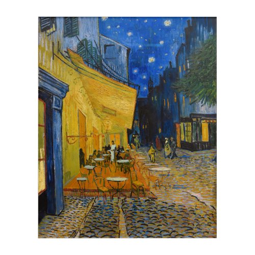 Vincent van Gogh _ Cafe Terrace at Night Acrylic Print