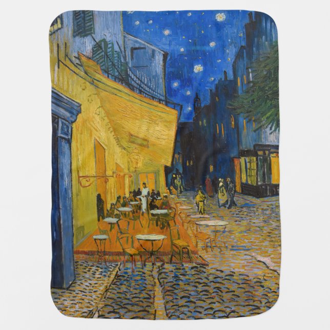 Vincent van Gogh - Cafe Terrace at Night Baby Blanket (Front)