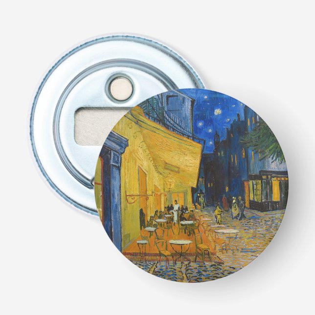 Vincent van Gogh - Cafe Terrace at Night Bottle Opener (Front)