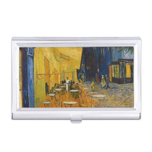 Vincent van Gogh _ Cafe Terrace at Night Business Card Case