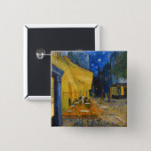 Vincent van Gogh - Cafe Terrace at Night Button (Front & Back)