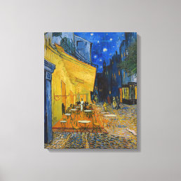 Vincent van Gogh - Cafe Terrace at Night Canvas Print
