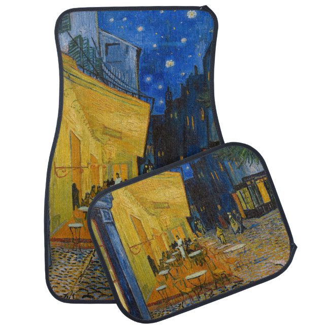 Vincent van Gogh - Cafe Terrace at Night Car Floor Mat (Set)
