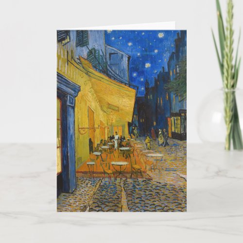 Vincent van Gogh _ Cafe Terrace at Night Card