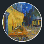 Vincent van Gogh - Cafe Terrace at Night Ceramic Knob<br><div class="desc">Cafe Terrace on the Place du Forum at Night - Vincent van Gogh,  1888</div>