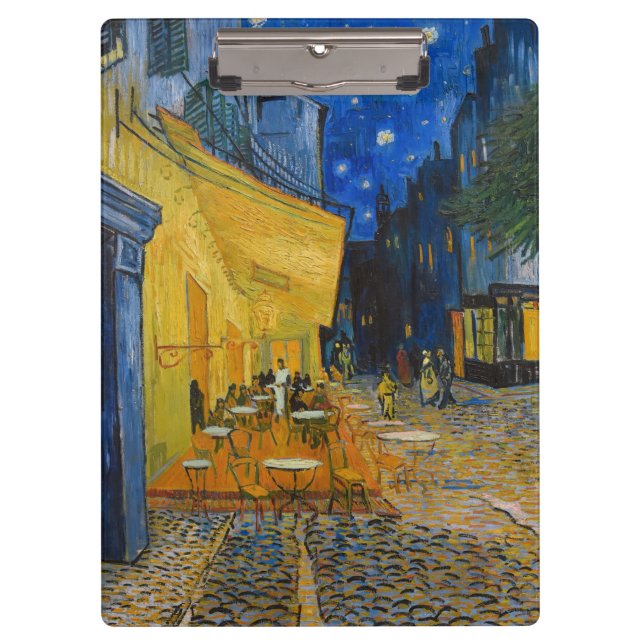 Vincent van Gogh - Cafe Terrace at Night Clipboard (Front)