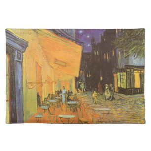 Vincent van Gogh - Cafe Terrace at Night Cloth Placemat
