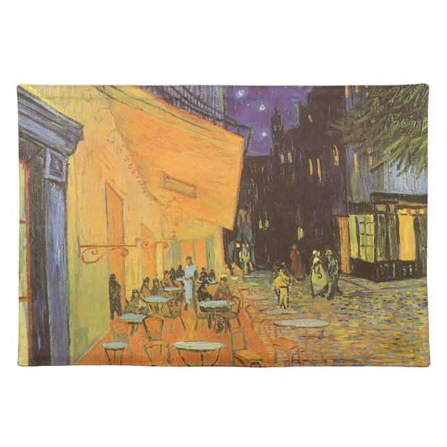 Vincent van Gogh - Cafe Terrace at Night Cloth Placemat (Front)