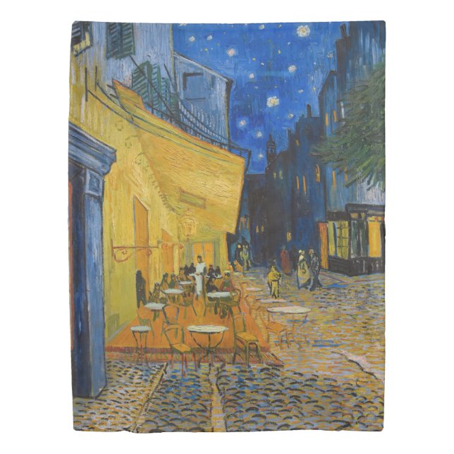 Vincent van Gogh - Cafe Terrace at Night Duvet Cover (Front)