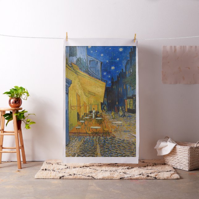 Vincent van Gogh - Cafe Terrace at Night Fabric (In Situ)