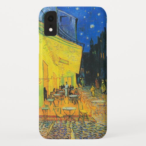 Vincent Van Gogh Cafe Terrace At Night Fine Art iPhone XR Case