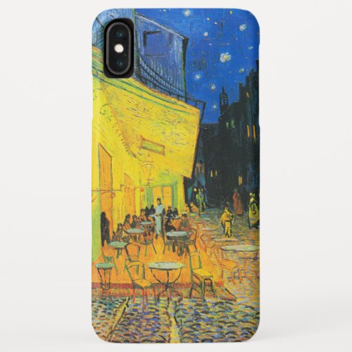 Vincent Van Gogh Cafe Terrace At Night Fine Art iPhone XS Max Case