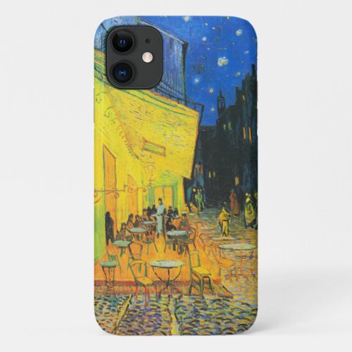 Vincent Van Gogh Cafe Terrace At Night Fine Art iPhone 11 Case