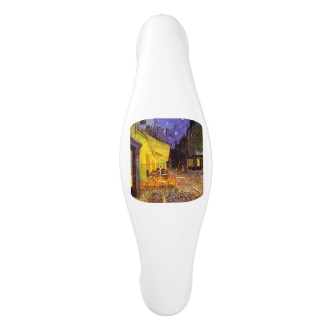 Vincent Van Gogh Cafe Terrace At Night Fine Art Ceramic Cabinet Pull (Front)