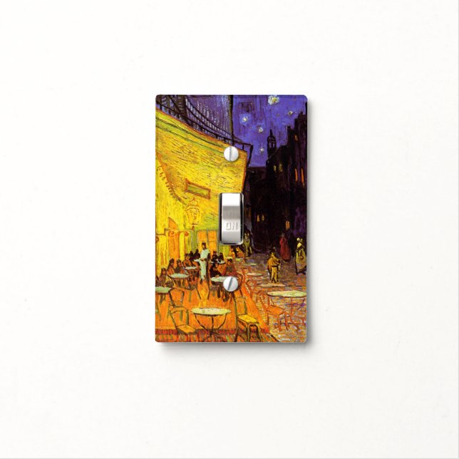 Vincent Van Gogh Cafe Terrace At Night Fine Art Light Switch Cover (In Situ)