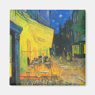 Vincent Van Gogh Cafe Terrace At Night Fine Art Magnet
