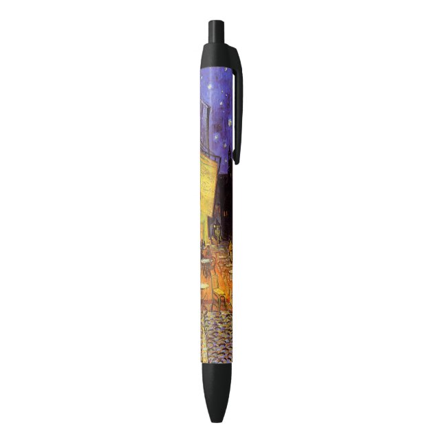 Vincent Van Gogh Cafe Terrace At Night Fine Art Pen (Bottom (Vertical))