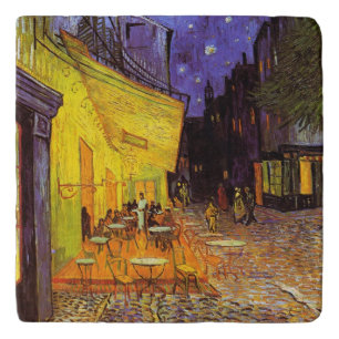 Vincent Van Gogh Cafe Terrace At Night Fine Art Trivet