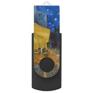 Vincent van Gogh - Cafe Terrace at Night Flash Drive