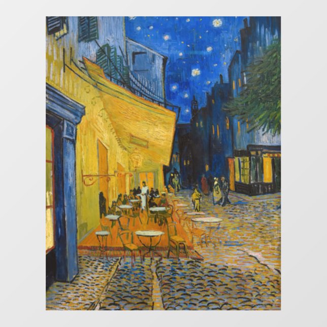 Vincent van Gogh - Cafe Terrace at Night Floor Decals (Front)