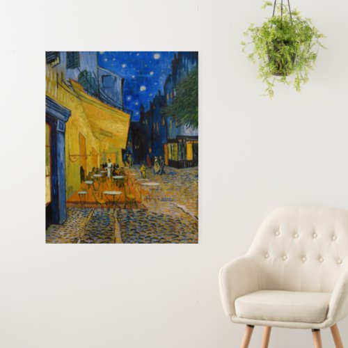 Vincent van Gogh _ Cafe Terrace at Night Foam Board