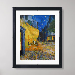 Vincent van Gogh - Cafe Terrace at Night Framed Art