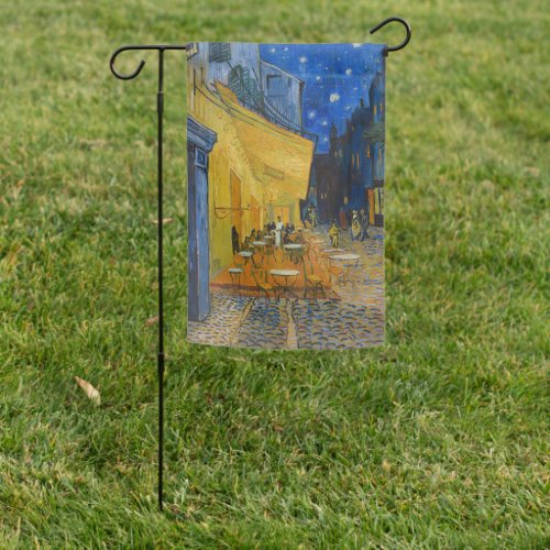 Vincent van Gogh _ Cafe Terrace at Night Garden Flag