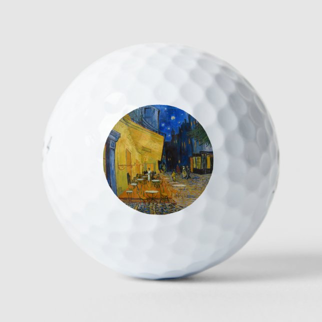 Vincent van Gogh - Cafe Terrace at Night Golf Balls (Front)
