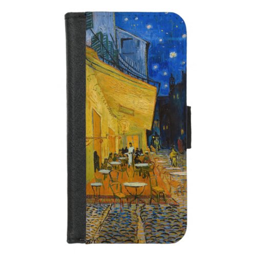 Vincent van Gogh _ Cafe Terrace at Night iPhone 87 Wallet Case