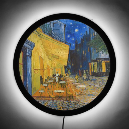 Vincent van Gogh _ Cafe Terrace at Night LED Sign