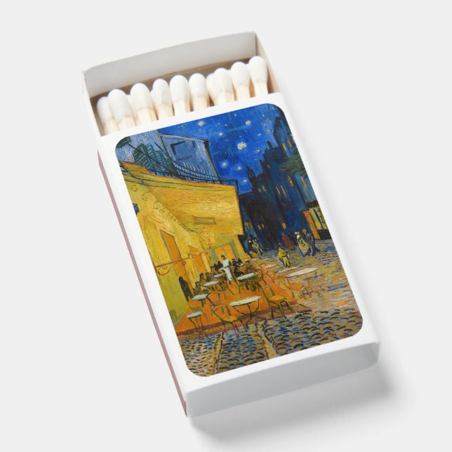 Vincent van Gogh - Cafe Terrace at Night Matchboxes (Front Open)