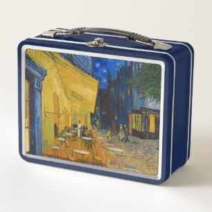 Vincent van Gogh - Cafe Terrace at Night Metal Lunch Box