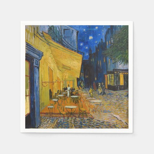 Vincent van Gogh _ Cafe Terrace at Night Napkins