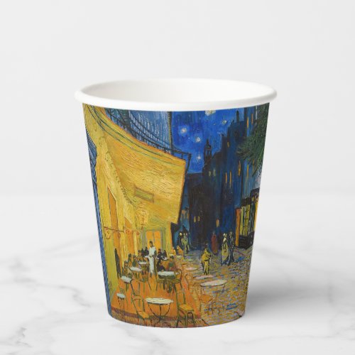 Vincent van Gogh _ Cafe Terrace at Night Paper Cups
