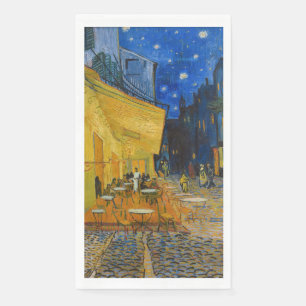 Vincent van Gogh - Cafe Terrace at Night Paper Guest Towels