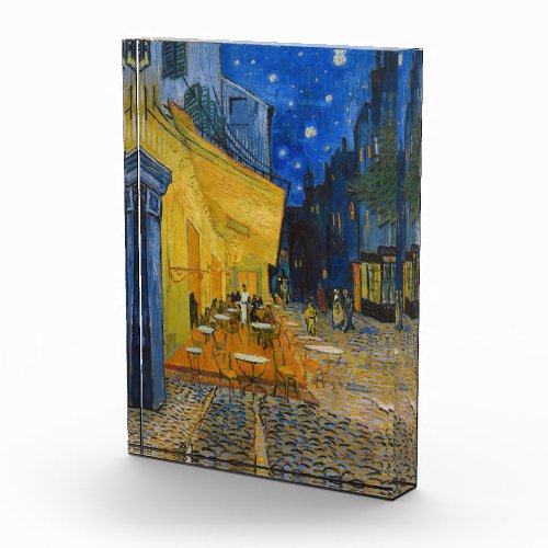 Vincent van Gogh _ Cafe Terrace at Night Photo Block