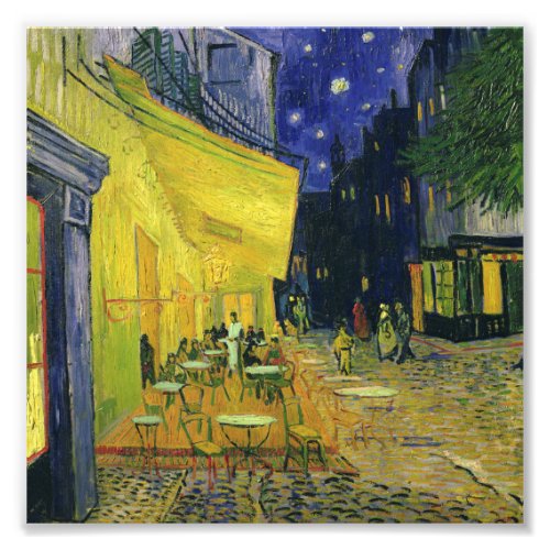 Vincent van Gogh _ Cafe Terrace at Night Photo Print
