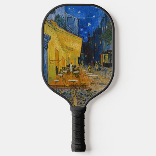 Vincent van Gogh _ Cafe Terrace at Night Pickleball Paddle