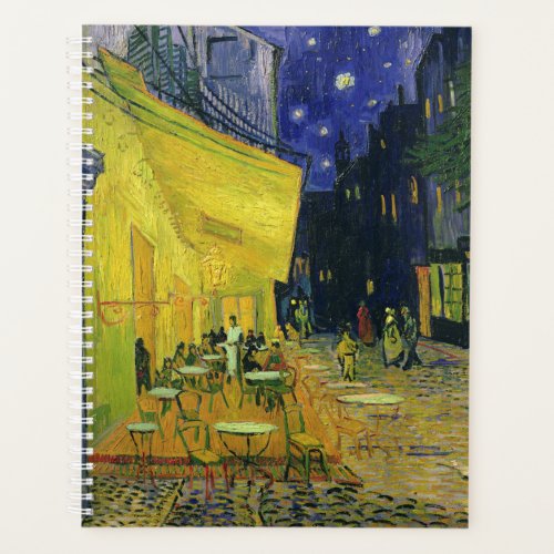 Vincent van Gogh _ Cafe Terrace at Night Planner