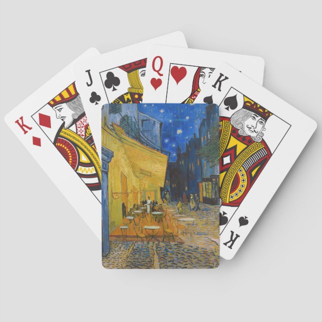 Vincent van Gogh - Cafe Terrace at Night Poker Cards (Back)