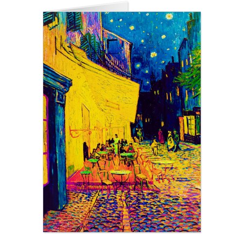 Vincent Van Gogh _ Cafe Terrace At Night Pop Art