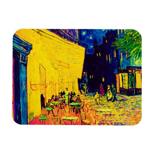Vincent Van Gogh _ Cafe Terrace At Night Pop Art Magnet