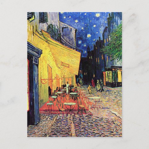 Vincent van Gogh _ Caf Terrace at Night Postcard