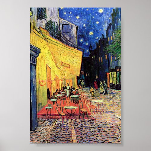 Vincent van Gogh _ Caf Terrace at Night Print