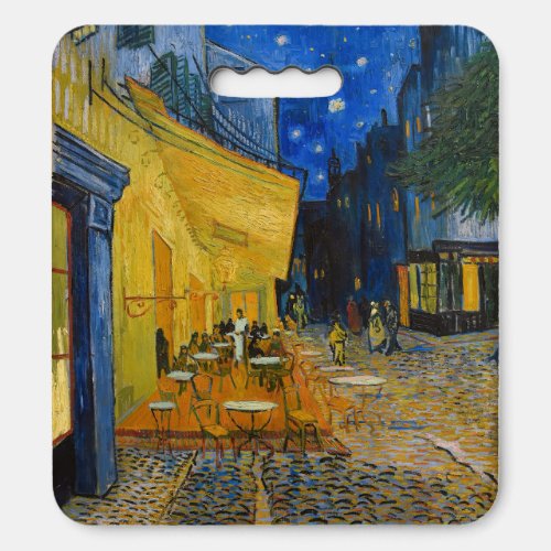 Vincent van Gogh _ Cafe Terrace at Night Seat Cushion