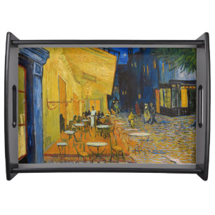 Vincent van Gogh - Cafe Terrace at Night Serving Tray