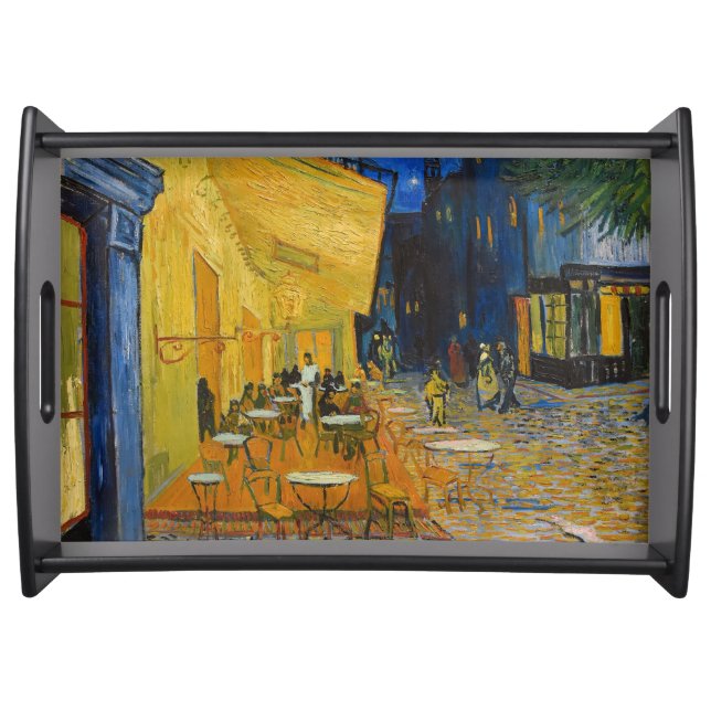 Vincent van Gogh - Cafe Terrace at Night Serving Tray (Front)