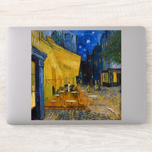 Vincent van Gogh _ Cafe Terrace at Night Sticker
